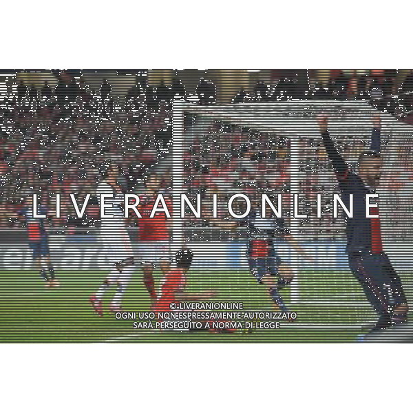 Joie de Edinson CAVANI - Jeremy MENEZ - 10.12.2013 - Benfica / Paris Saint Germain - Champions League Photo Amandine Noel / Icon Sport AG ALDO LIVERANI SAS ONLY ITALY