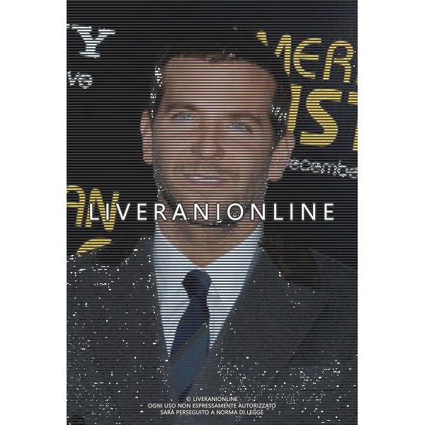 Bradley Cooper arrives at the World Premiere of \'American Hustle\' on December 8, 2013 at The Ziegfeld Theatre in New York City. AG ALDO LIVERANI SAS ONLY ITALY