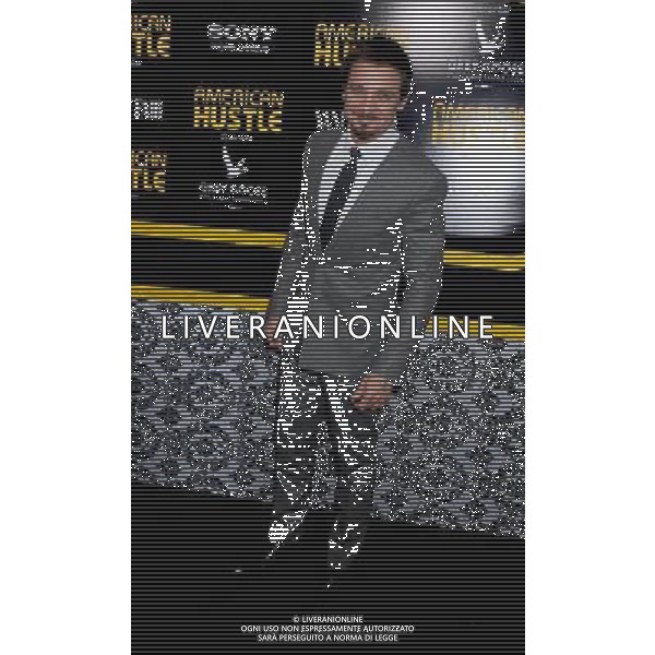 Jeremy Renner arrives at the World Premiere of \'American Hustle\' on December 8, 2013 at The Ziegfeld Theatre in New York City. AG ALDO LIVERANI SAS ONLY ITALY