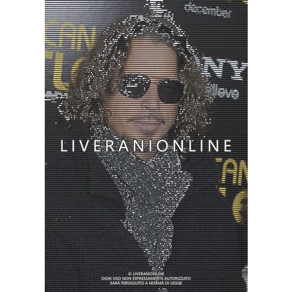 Chris Cornell arrives at the World Premiere of \'American Hustle\' on December 8, 2013 at The Ziegfeld Theatre in New York City. AG ALDO LIVERANI SAS ONLY ITALY