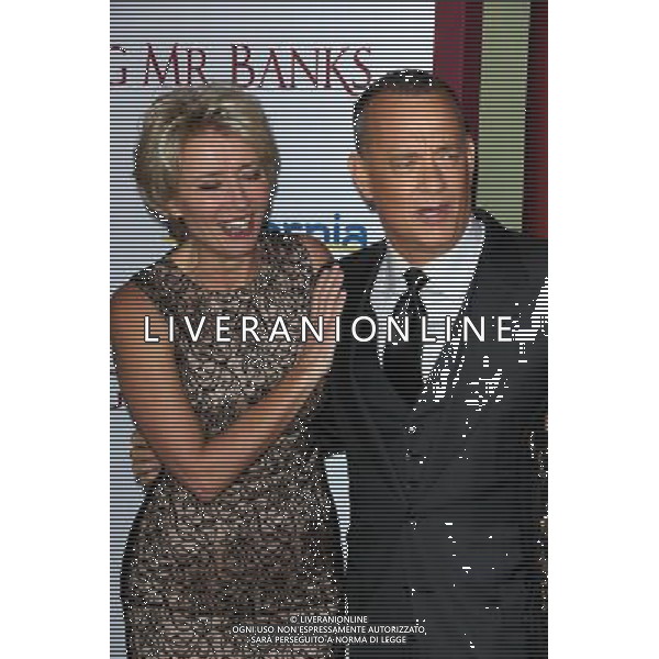Emma Thompson, Tom Hanks at the \'Saving Mr. Banks\' Los Angeles Premiere, Walt Disney Studios, Burbank, CA 12-09-13 AG ALDO LIVERANI SAS ONLY ITALY