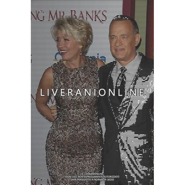 Emma Thompson, Tom Hanks at the \'Saving Mr. Banks\' Los Angeles Premiere, Walt Disney Studios, Burbank, CA 12-09-13 AG ALDO LIVERANI SAS ONLY ITALY