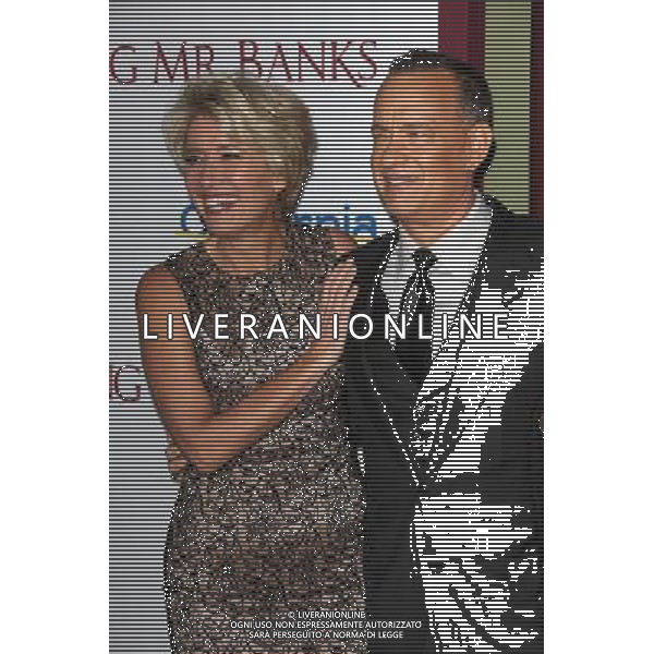 Emma Thompson, Tom Hanks at the \'Saving Mr. Banks\' Los Angeles Premiere, Walt Disney Studios, Burbank, CA 12-09-13 AG ALDO LIVERANI SAS ONLY ITALY