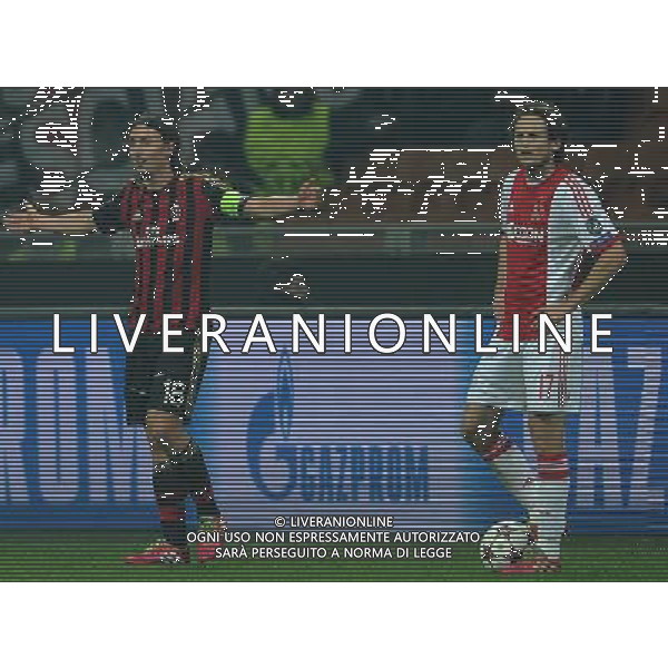 UEFA Champions League 2013/2014 Gruppo H Milano - 11.12.2013 Milan-Ajax Nella Foto:montolivo espulso /Ph.Vitez-Ag. Aldo Liverani