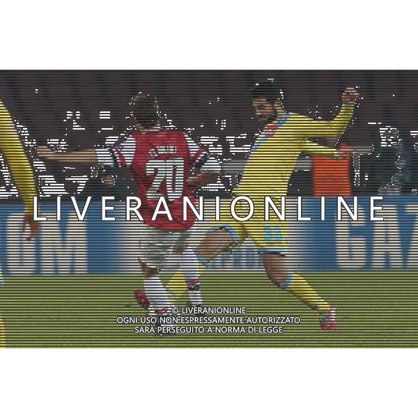 NAPOLI - ARSENAL CHAMPIONS LEAGUE 11 DICEMBRE 2013 NELLA FOTO: ALBIOL ©MOSCA/AGENZIA ALDO LIVERANI SAS