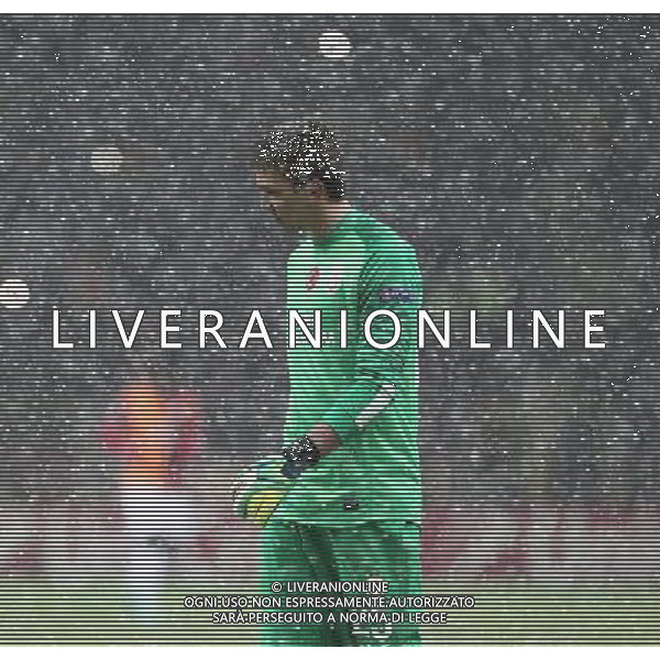 UEFA Champions League group B match between Galatasaray Istanbul and Juventus at Turk Telekom Arena Stadium on December 10, 2013 in Istanbul, Turkey. Pictured: Goalkeeper Fernando Muslera of Galatasaray. AG ALDO LIVERANI SAS ONLY ITALY