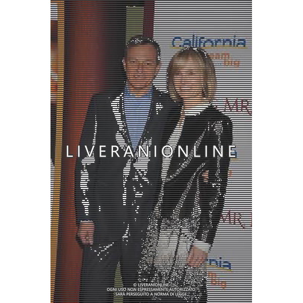 Chairman and CEO, The Walt Disney Company Bob Iger (L) and wife Willow Bay arrive at the \'Saving Mr. Banks\' - Los Angeles Premiere at Walt Disney Studios on December 9, 2013 in Burbank, California. AG ALDO LIVERANI SAS ONLY ITALY