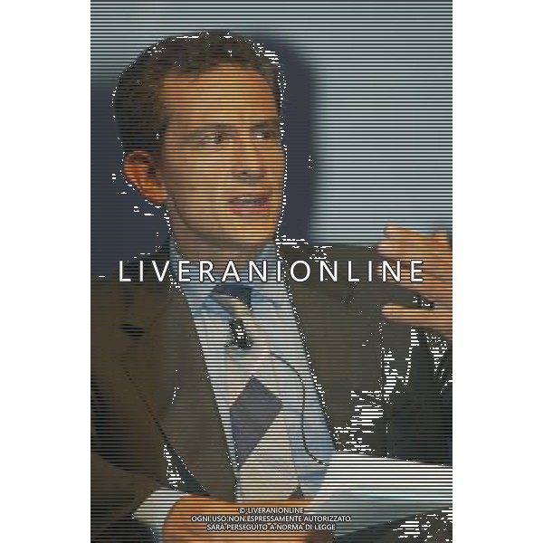 PADOVA 27/06/2003 CENTRO CONGRESSI PAPA A. LUCIANI AZIENDA ITALIA: SVILUPPO O DECLINO? ASSEMBLEA GENERALE 2003 NELLA FOTO: LUCA PAOLAZZI IL SOLE 24 ORE FOTO PAOLA GARBUIO / AGENZIA ALDO LIVERANI