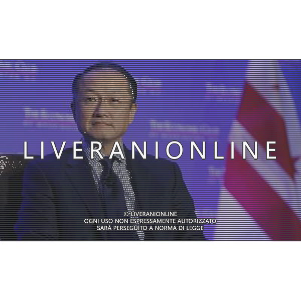 (131210) -- WASHINGTON D.C., Dec. 10, 2013 () -- World Bank Group President Jim Yong Kim speaks while attending an event hosted by the Economic Club of Washington D.C. in Washington D.C., the United States, on Dec. 10, 2013. Jim Yong Kim said Tuesday that the recent reform measures announced by the Chinese government are encouraging, and the U.S. Federal Reserve needs to exit the current massive asset buying program in a smooth and gradual manner to give developing countries time to adjust. (/Fang Zhe) AG ALDO LIVERANI SAS ONLY ITALY