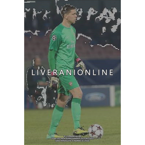 ARSENAL FOOTBALL CLUB NELLA FOTO: WOJCIECH SZCZESNY FOTO MOSCA- AG.LIVERANI NAPOLI ARSENAL CHAMPIONS LEAGUE 11-12-2012 AG ALDO LIVERANI SAS