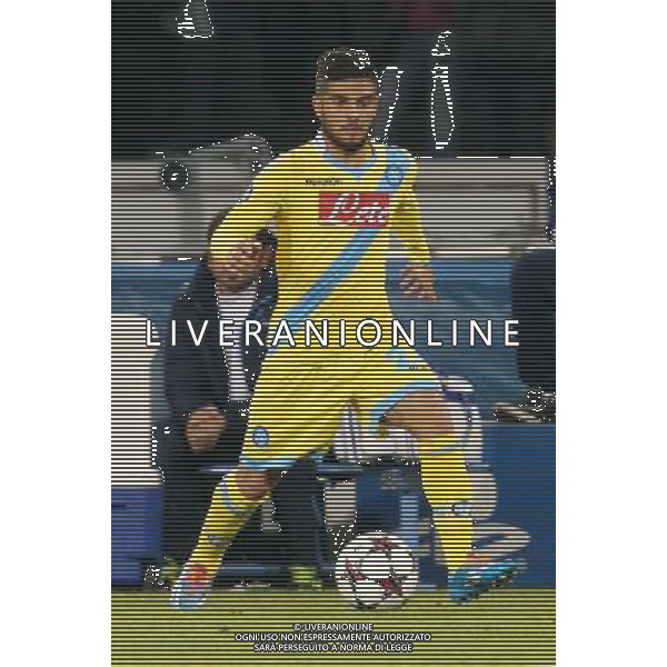 NAPOLI CALCIO NELLA FOTO: LORENZO INSIGNE FOTO MOSCA- AG.LIVERANI NAPOLI ARSENAL CHAMPIONS LEAGUE 11-12-2012 AG ALDO LIVERANI SAS