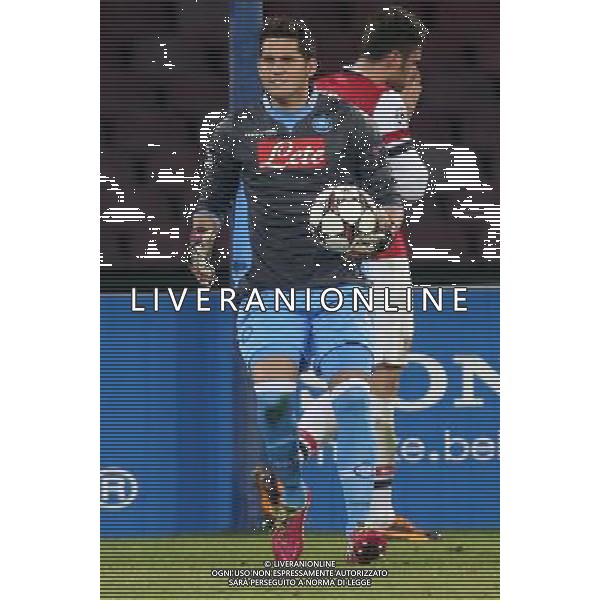 NAPOLI CALCIO NELLA FOTO: RAFAEL CABRAL FOTO MOSCA- AG.LIVERANI NAPOLI ARSENAL CHAMPIONS LEAGUE 11-12-2012 AG ALDO LIVERANI SAS