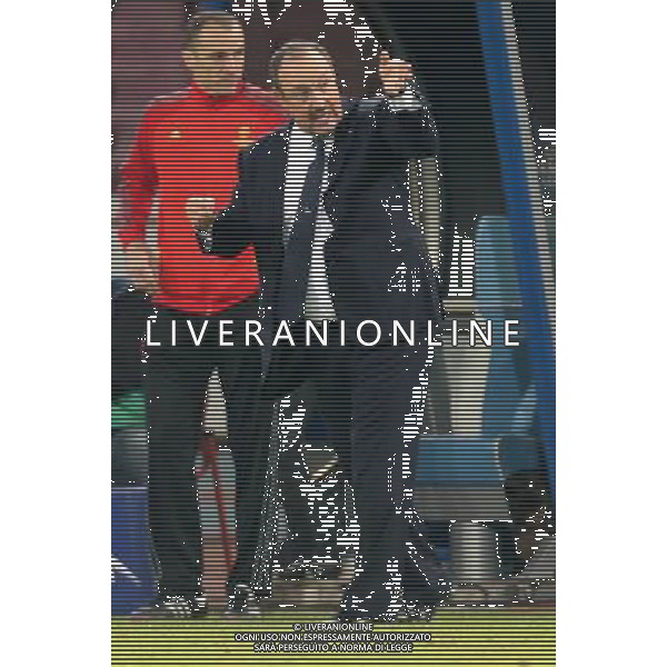NAPOLI CALCIO NELLA FOTO: RAFAEL BENITEZ FOTO MOSCA- AG.LIVERANI NAPOLI ARSENAL CHAMPIONS LEAGUE 11-12-2012 AG ALDO LIVERANI SAS
