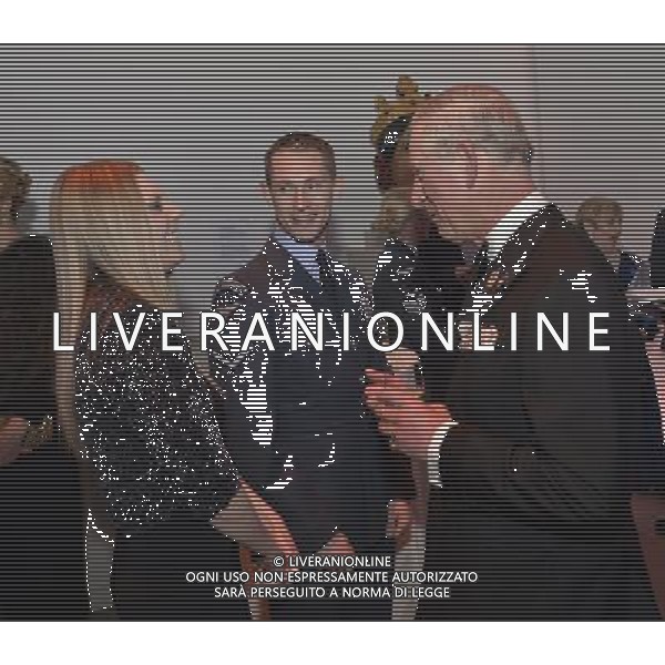 SUN MILITARY AWARDS MILLIES National Maritime Museum, Greenwich, London. 11th December 2013 HRH Prince Charles wih Lance Corporal Alex price and partner Vicki Jones ©photoshot/AGENZIA ALDO LIVERANI SAS - ITALY ONLY - REALI INGLESI: il Principe Carlo e Camilla al National Maritime Museum, Greenwich. Londra 11 dicembre 2013