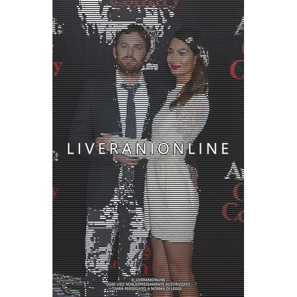 Caleb Followill and wife Lily Aldridge attend the New York Premiere of \'August: Osage County\' on December 12, 2013 at the Ziegfeld Theatre in New York City. AG ALDO LIVERANI SAS ONLY ITALY