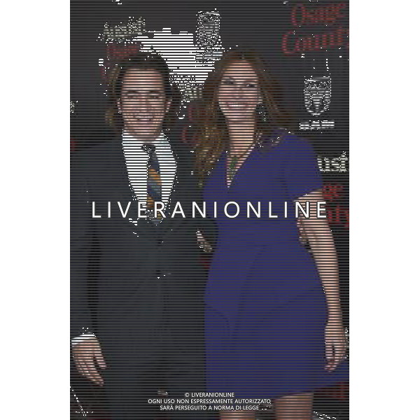 Dermot Mulroney and Julia Roberts attends the New York Premiere of \'August: Osage County\' on December 12, 2013 at the Ziegfeld Theatre in New York City. AG ALDO LIVERANI SAS ONLY ITALY