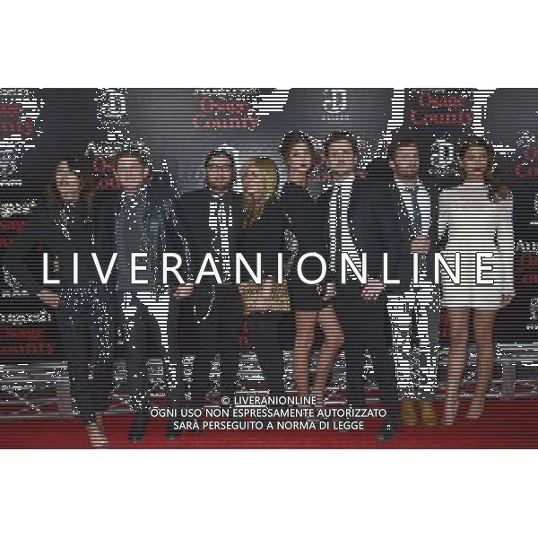 Kings of Leon and wives attend the New York Premiere of \'August: Osage County\' on December 12, 2013 at the Ziegfeld Theatre in New York City. AG ALDO LIVERANI SAS ONLY ITALY