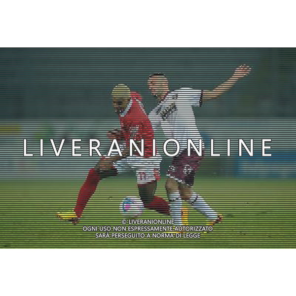 PERUGIA SALERNITANA LEGA PRO 13-12-2013 NELLA FOTO FABINHO-LUCIANI FOTO ROBERTO SETTONCE-AG ALDO LIVERANI SAS