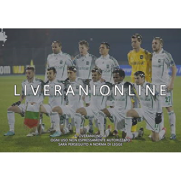 (131213) -- ZAGREB, December 13, 2013 () -- Ludogorets Razgrad players pose for a photo during UEFA Europa League Group B soccer match against Dinamo Zagreb at the Maksimir Stadium in Zagreb, Croatia, December 12, 2013. Ludogorets Razgrad won 2-1. (/Miso Lisanin)(yt) AG ALDO LIVERANI SAS ONLY ITALY