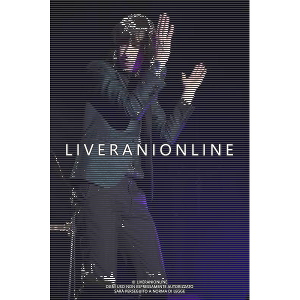 Bobby Gillespie of Primal Scream performs live at Manchester Academy, Manchester, England, 15th December 2013.