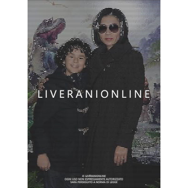 Jax Floyd and Jani Floyd attend the \'Walking With Dinosaurs\' screening at Cinema 1, 2 \' 3 on December 15, 2013 in New York City. AG ALDO LIVERANI SAS ONLY ITALY