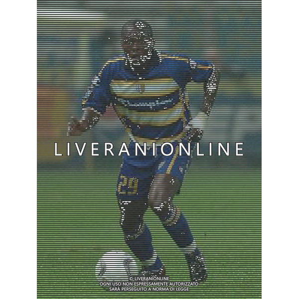 PARMA 04/11/04 COPPA UEFA 2004/05 PARMA-STEAUA BUCAREST NELLA FOTO CAMARA IBRAHIMA PH GIGI ARCAINI/AG.ALDO LIVERANI