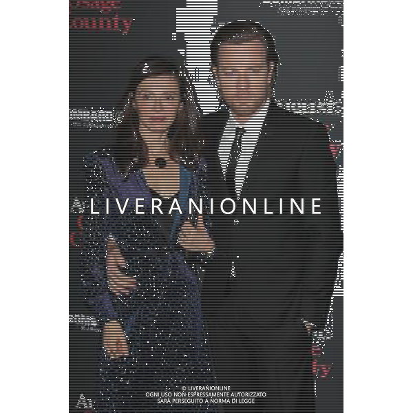 Ewan McGregor, Eve Mavrakis at the \'August: Osage County\' Los Angeles Premiere, Regal Cinemas, Los Angeles, CA 12-16-13 ag aldo liverani sas only italy