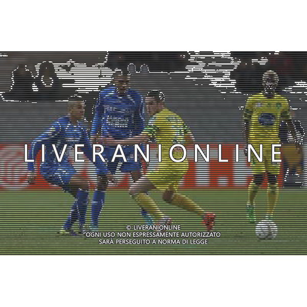 Axel NGANDO / Jordan VERETOUT - 17.12.2013 - Nantes / Auxerre - 1/8Finale Coupe de la Ligue Photo : Vincent Michel / Icon Sport AG ALDO LIVERANI SAS ONLY ITALY