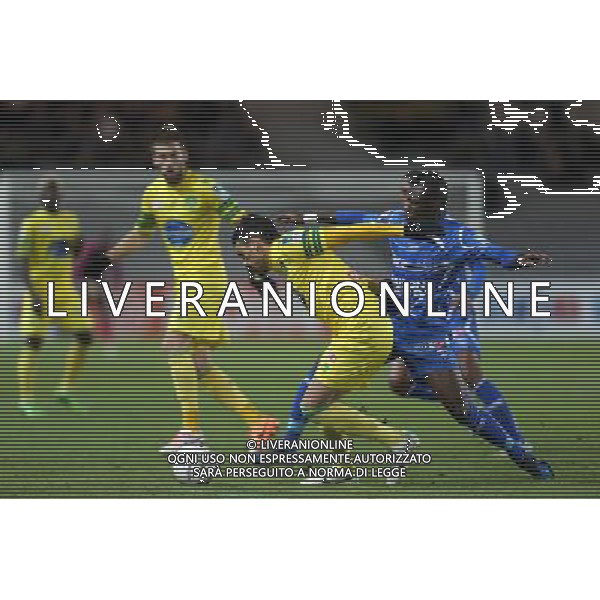 Gabriel CICHERO / Lynel KITAMBALA - 17.12.2013 - Nantes / Auxerre - 1/8Finale Coupe de la Ligue Photo : Vincent Michel / Icon Sport AG ALDO LIVERANI SAS ONLY ITALY