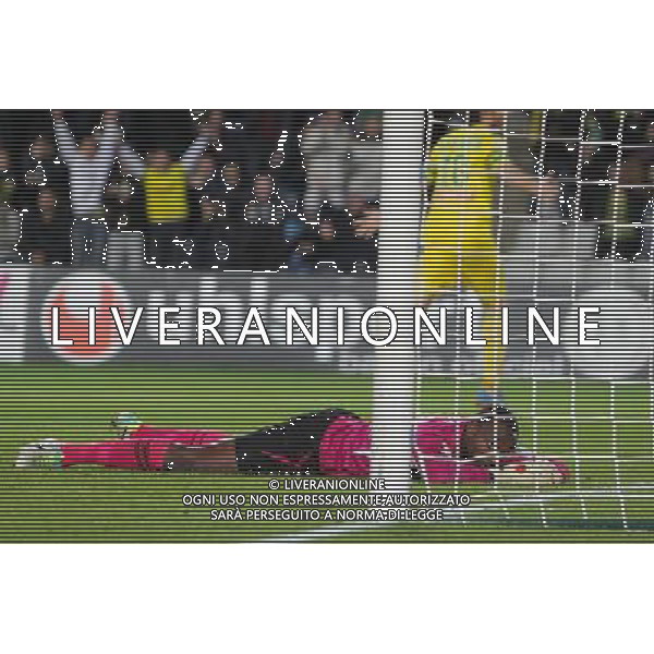 Deception Donovan LEON - 17.12.2013 - Nantes / Auxerre - 1/8Finale Coupe de la Ligue Photo : Vincent Michel / Icon Sport AG ALDO LIVERANI SAS ONLY ITALY