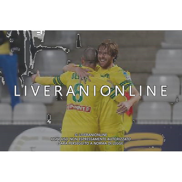 Joie Fernando ARISTEGUIETA - 17.12.2013 - Nantes / Auxerre - 1/8Finale Coupe de la Ligue Photo : Vincent Michel / Icon Sport AG ALDO LIVERANI SAS ONLY ITALY