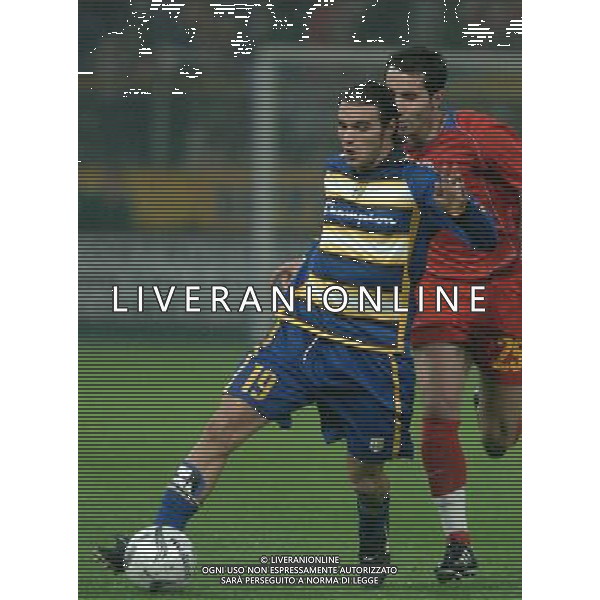 PARMA 04/11/04 COPPA UEFA 2004/05 PARMA-STEAUA BUCAREST NELLA FOTO PISANU ANDREA PH GIGI ARCAINI/AG.ALDO LIVERANI