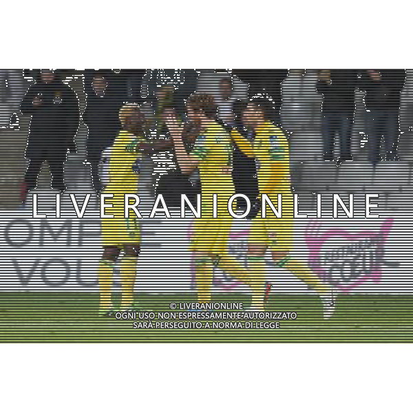 Joie Fernando ARISTEGUIETA - 17.12.2013 - Nantes / Auxerre - 1/8Finale Coupe de la Ligue Photo : Vincent Michel / Icon Sport AG ALDO LIVERANI SAS ONLY ITALY