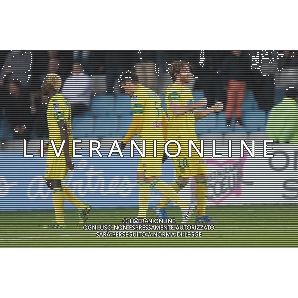 Joie Fernando ARISTEGUIETA - 17.12.2013 - Nantes / Auxerre - 1/8Finale Coupe de la Ligue Photo : Vincent Michel / Icon Sport AG ALDO LIVERANI SAS ONLY ITALY