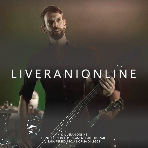 Placebo - Stefan Olsdal - bass guitar, guitars, keyboards, backing vocals performing live in concert at the O2 Brixton Academy, London, United Kingdom Date: 16/12/2013 @Photoshot/Ag. Aldo Liverani s.a.s.-Only Italy-Editorial Use Only