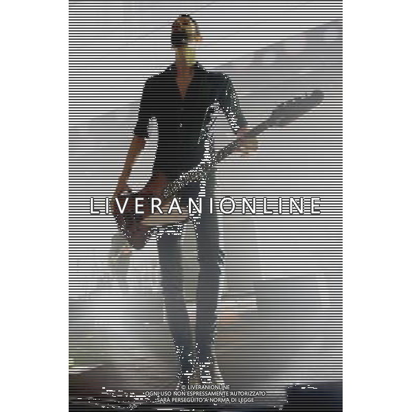 Placebo - Stefan Olsdal - bass guitar, guitars, keyboards, backing vocals performing live in concert at the O2 Brixton Academy, London, United Kingdom Date: 16/12/2013 @Photoshot/Ag. Aldo Liverani s.a.s.-Only Italy-Editorial Use Only