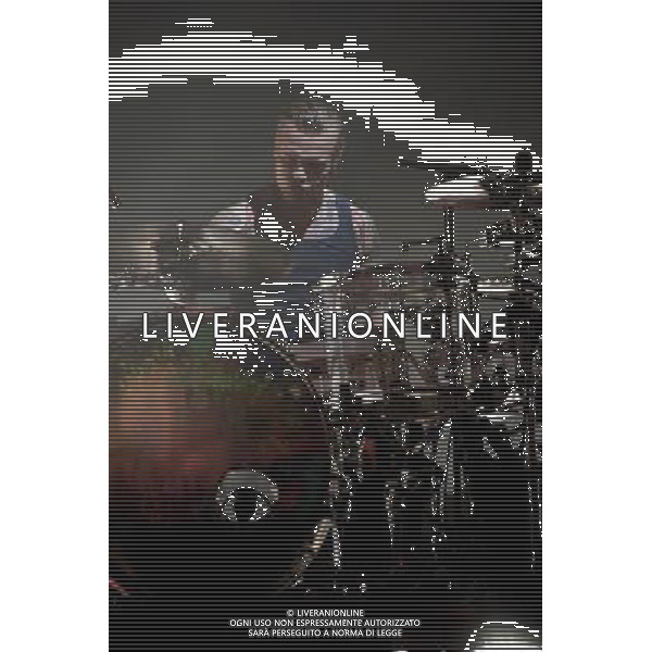 Placebo - Steve Forrest - drums, percussion, backing vocals performing live in concert at the O2 Brixton Academy, London, United Kingdom Date: 16/12/2013 @Photoshot/Ag. Aldo Liverani s.a.s.-Only Italy-Editorial Use Only