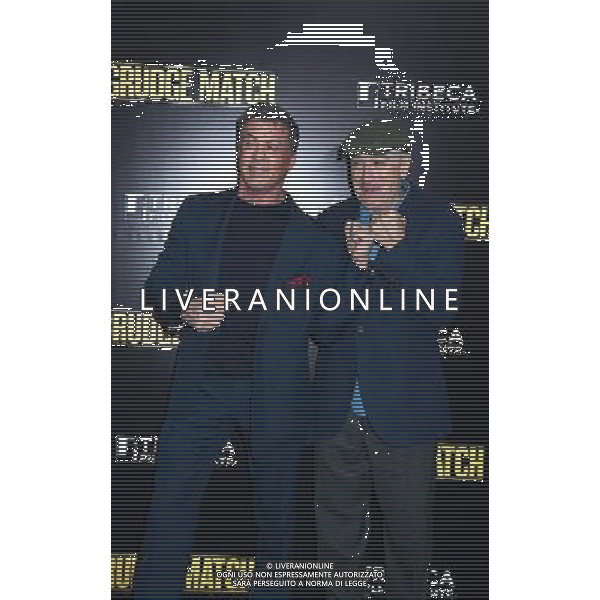 Sylvester Stallone and Robert De Niro attend the World Premiere of \'Grudge Match\' at the Ziegfeld Theatre in New Yok City on December 16, 2013. @Photoshot/Ag. Aldo Liverani s.a.s.-Only Italy-Editorial Use Only