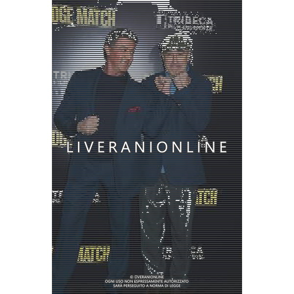 Sylvester Stallone and Robert De Niro attend the World Premiere of \'Grudge Match\' at the Ziegfeld Theatre in New Yok City on December 16, 2013. @Photoshot/Ag. Aldo Liverani s.a.s.-Only Italy-Editorial Use Only