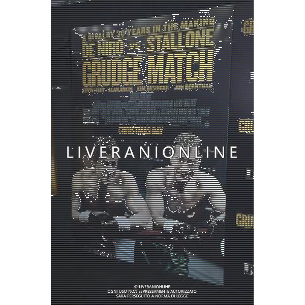 The Poster at the World Premiere of \'Grudge Match\' at the Ziegfeld Theatre in New Yok City on December 16, 2013. @Photoshot/Ag. Aldo Liverani s.a.s.-Only Italy-Editorial Use Only