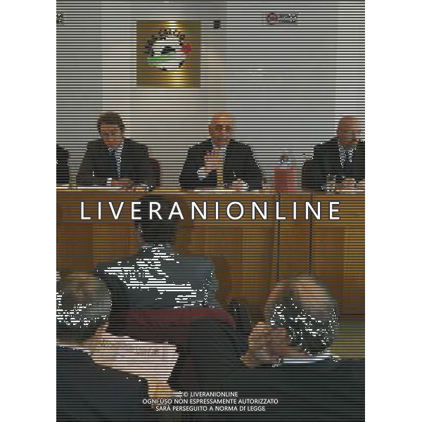 Milano 05/11/2004 assemblea lega calcio per elezioni del presidente ph emilio andreoli/agenzia aldo liverani