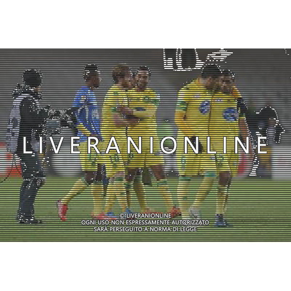 Fernando ARISTEGUIETA / Levy DJIDJI - 17.12.2013 - Nantes / Auxerre - 1/8Finale Coupe de la Ligue Photo : Vincent Michel / Icon Sport AG ALDO LIVERANI SAS ONLY ITALY