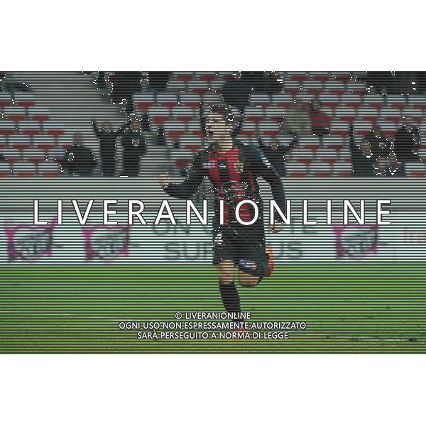 Joie Jeremy PIED - 18.12.2013 - Nice / Sochaux - 1/8Finale Coupe de la Ligue - Photo : Olivier Anrigo / Icon Sport AG ALDOL IVERANI SAS ONLY ITALY