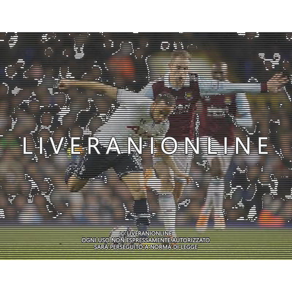 Tottenham Hotspur\'s Andros Townsend despite the attentions of West Ham United\'s Jack Collison Photo by Kieran Galvin/CameraSport Football - Capital One Cup Quarter-Final - Tottenham Hotspur v West Ham United - Wednesday 18th December 2013 - White Hart Lane - London © CameraSport - 43 Linden Ave. Countesthorpe. Leicester. England. LE8 5PG - Tel: +44 (0) 116 277 4147 - admin@camerasport.com - www.camerasport.com AG ALDO LIVERANI SAS ONLY ITALY