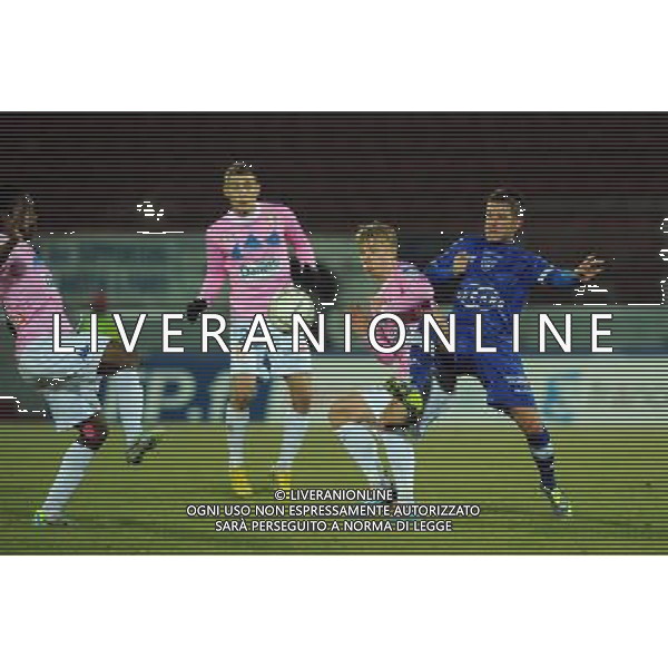 Daniel WASS / Romain ACHILLI - 18.12.2013 - Evian Thonon / Bastia - 1/8Finale de Coupe de la Ligue Photo : Jean Paul Thomas / Icon Sport AG ALDO LIVERANI SAS ONLY ITALY