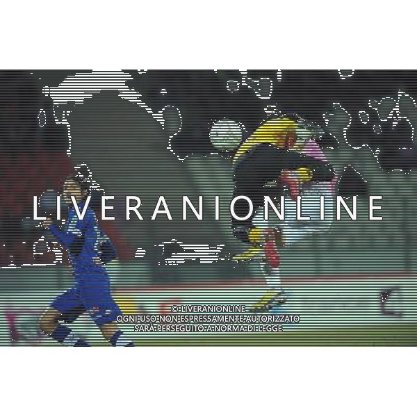 Jean Louis LECA / Marco RUBEN - 18.12.2013 - Evian Thonon / Bastia - 1/8Finale de Coupe de la Ligue Photo : Jean Paul Thomas / Icon Sport AG ALDO LIVERANI SAS ONLY ITALY