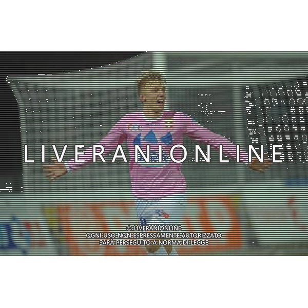 Joie Daniel WASS - 18.12.2013 - Evian Thonon / Bastia - 1/8Finale de Coupe de la Ligue Photo : Jean Paul Thomas / Icon Sport AG ALDO LIVERANI SAS ONLY ITALY