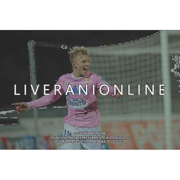 Joie Daniel WASS - 18.12.2013 - Evian Thonon / Bastia - 1/8Finale de Coupe de la Ligue Photo : Jean Paul Thomas / Icon Sport AG ALDO LIVERANI SAS ONLY ITALY