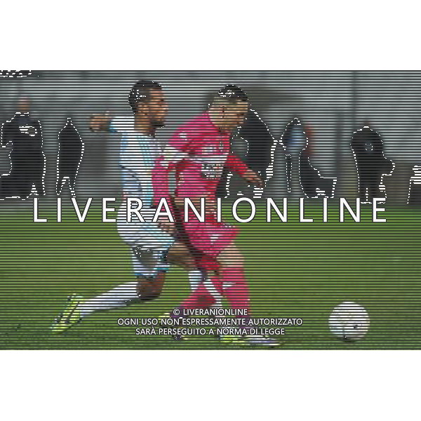 Alaixys ROMAO / Adrien REGATTIN - 18.12.2013 - Marseille / Toulouse - 1/8Finale Coupe de la Ligue Photo : Gaston Petrelli / Icon Sport AG ALDO LIVERANI SAS ONLY ITALY