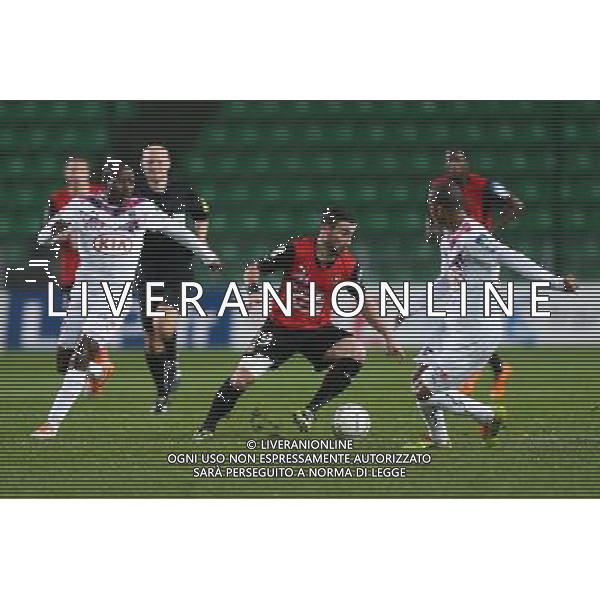 Romain ALESSANDRINI / NGUEMO et MARIANO - 18.12.2013 - Rennes / Bordeaux - 1/8Finale de Coupe de la Ligue - Photo : Vincent Michel / Icon Sport AG ALDO LIVERANI SAS ONLY ITALY